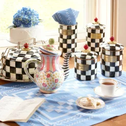 Courtly Check Enamel Utensil Holder|MacKenzie-Childs New