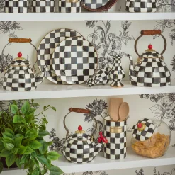 Courtly Check Enamel Utensil Holder|MacKenzie-Childs New