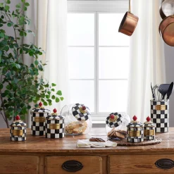 Courtly Check Enamel Utensil Set|MacKenzie-Childs Clearance
