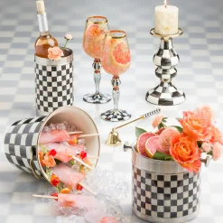 Courtly Check Enamel Wine Cooler|MacKenzie-Childs Online