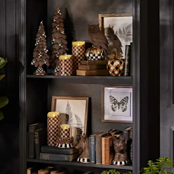 Courtly Check Flicker 10" Pillar Candle|MacKenzie-Childs Discount