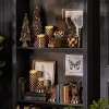 Courtly Check Flicker 8" Pillar Candle|MacKenzie-Childs
