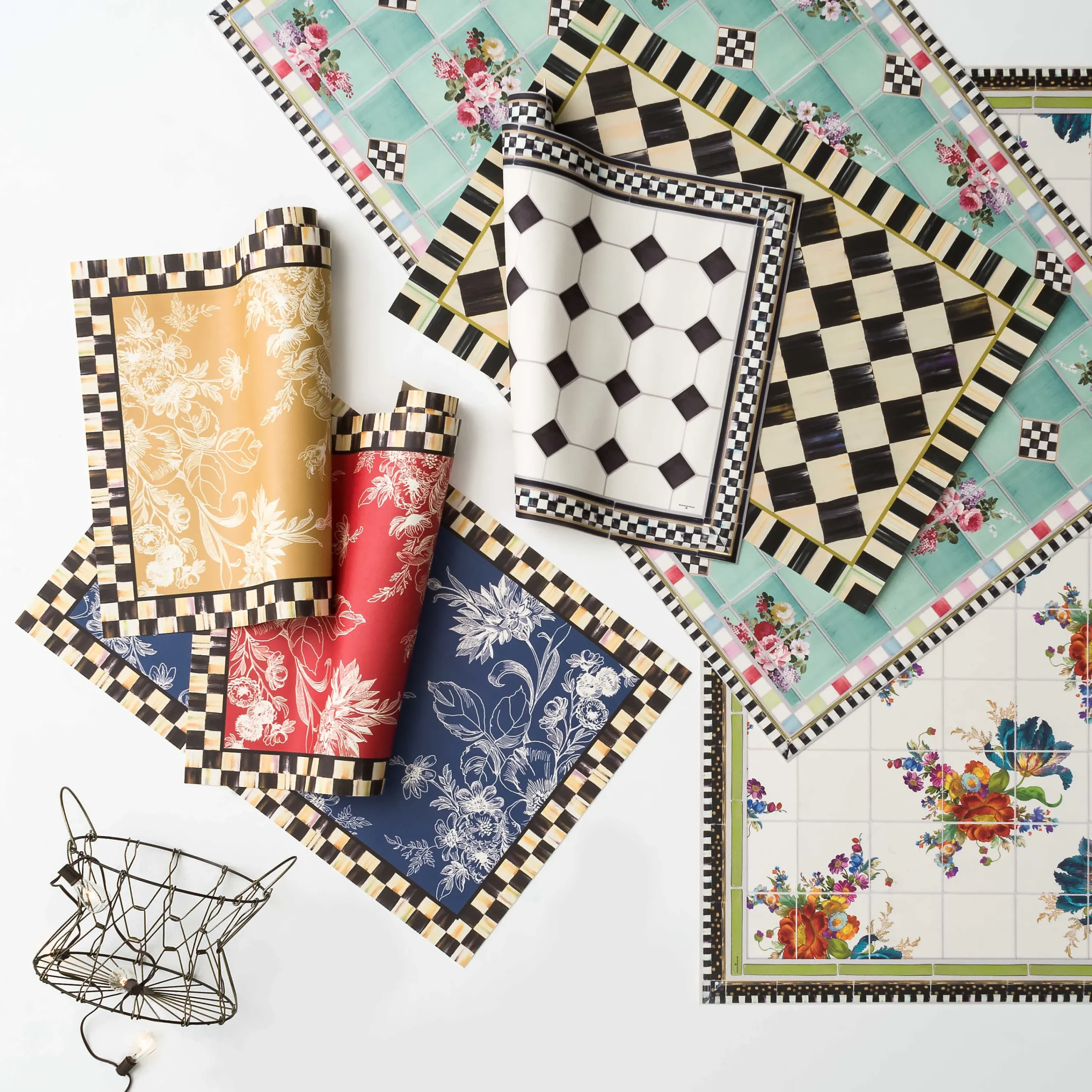 Courtly Check Floor Mat - 2' X 3'|MacKenzie-Childs New