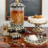 Courtly Check Fluted Dinner Plate|MacKenzie-Childs New