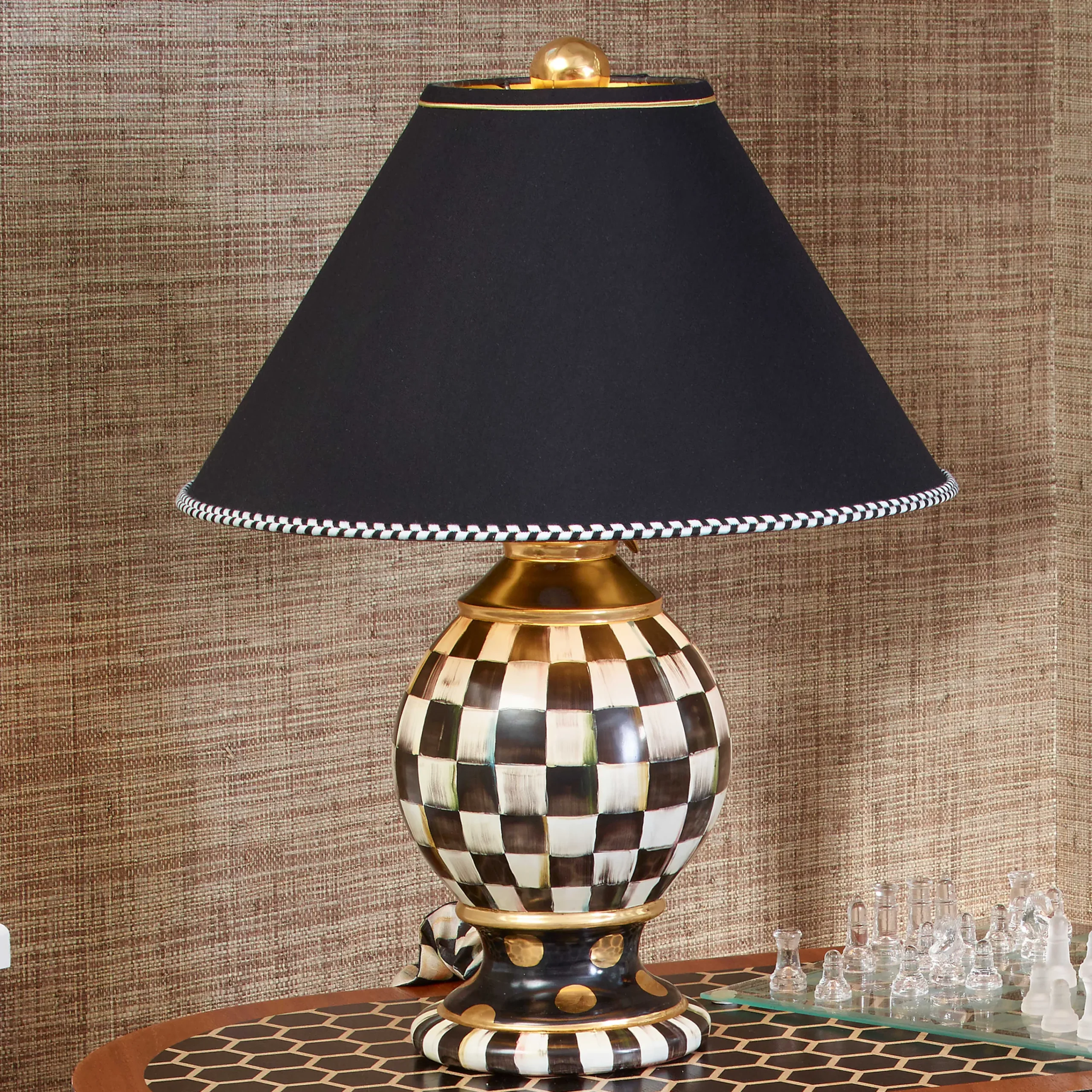 Courtly Check Globe Lamp|MacKenzie-Childs Best