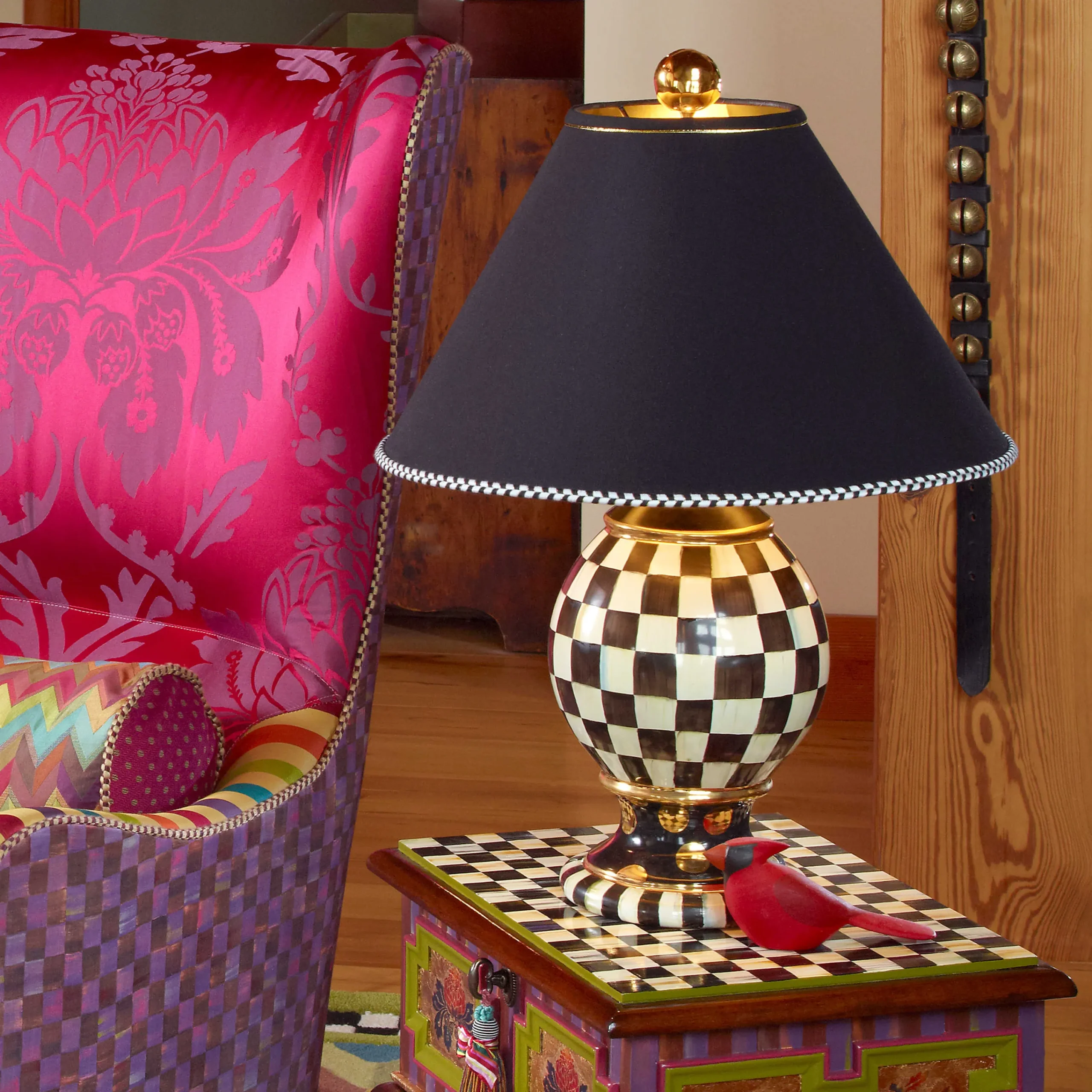 Courtly Check Globe Lamp|MacKenzie-Childs Best