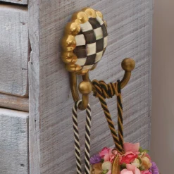 Courtly Check Hook|MacKenzie-Childs Sale