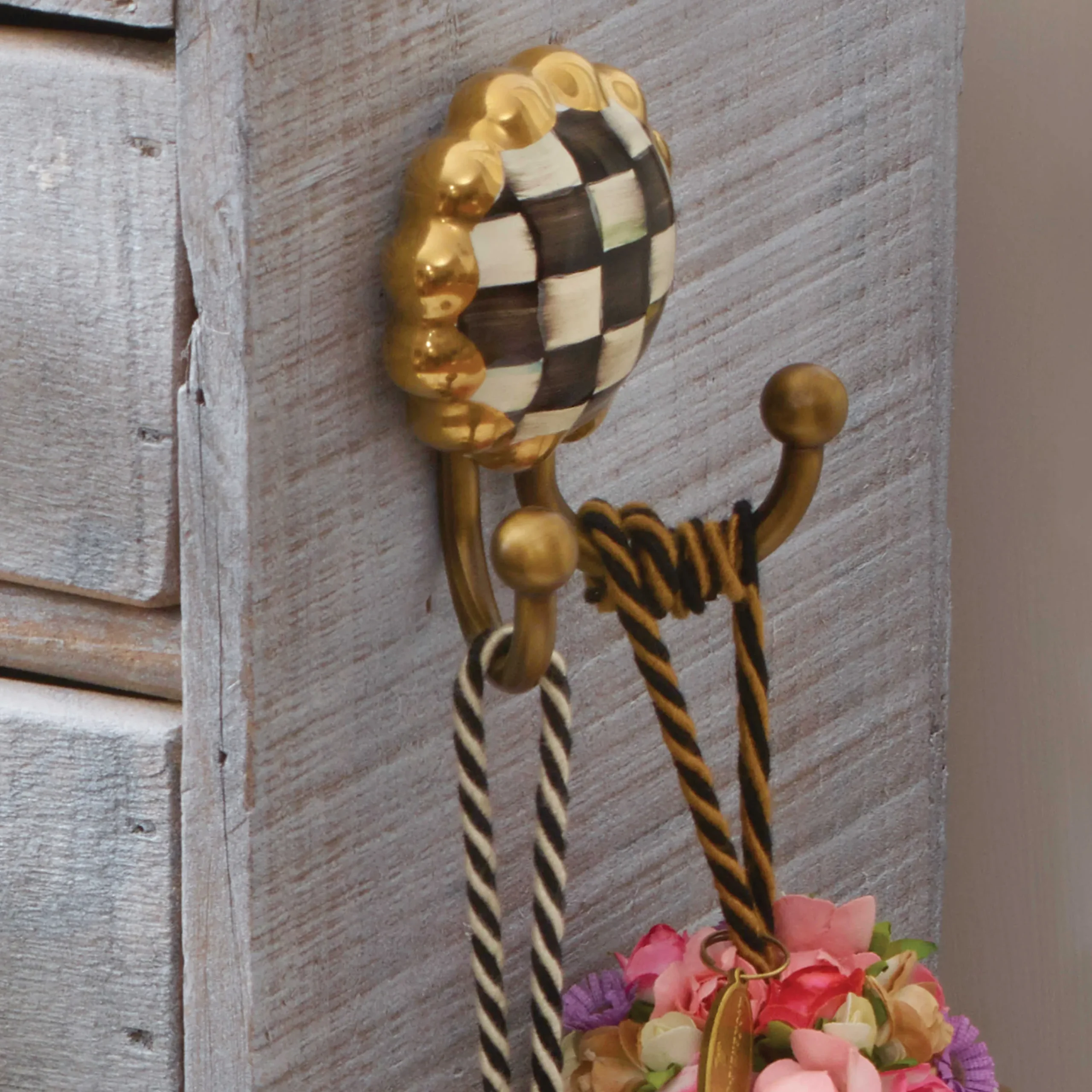 Courtly Check Hook|MacKenzie-Childs Sale