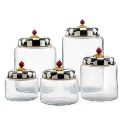 Courtly Check Kitchen Canister - Large|MacKenzie-Childs Best