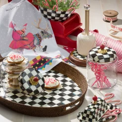 Courtly Check Kitchen Canister - Medium|MacKenzie-Childs Clearance