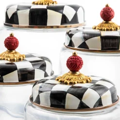 Courtly Check Kitchen Canister - Small|MacKenzie-Childs Clearance