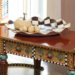 Courtly Check Large Serving Platter|MacKenzie-Childs Best