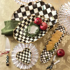 Courtly Check Large Serving Platter|MacKenzie-Childs Best