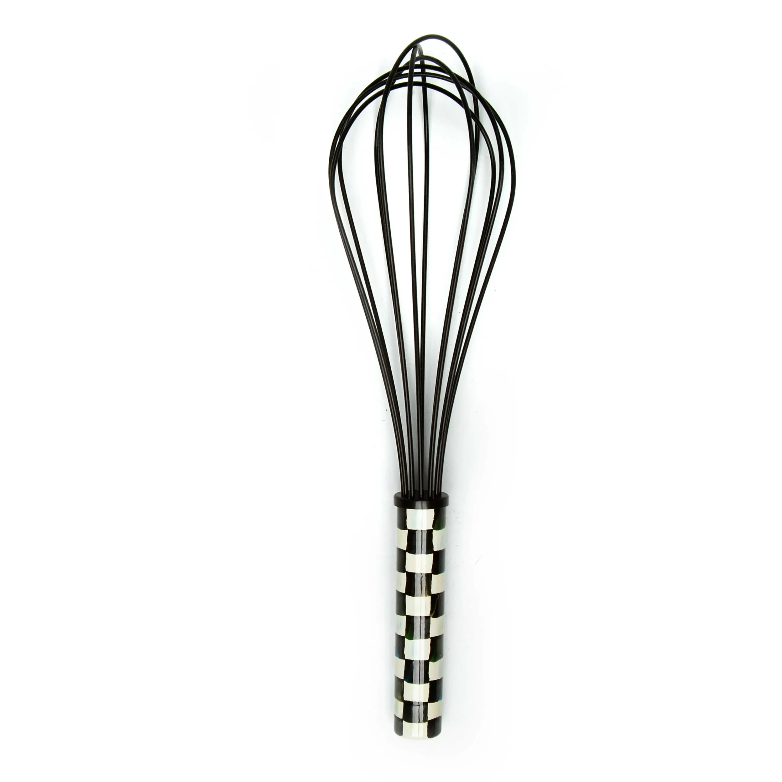 Courtly Check Large Whisk - Black|MacKenzie-Childs Online