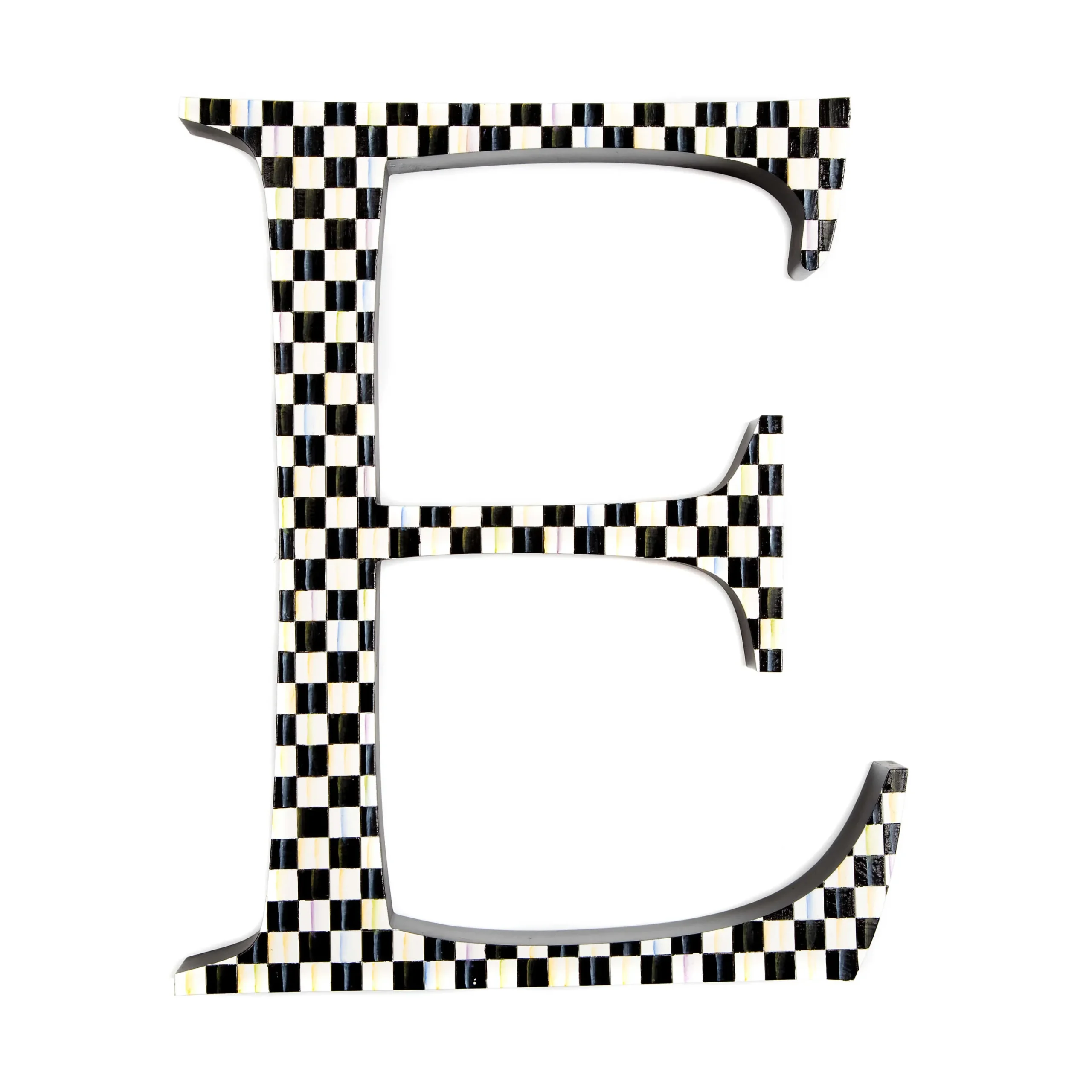 Courtly Check Letter - E|MacKenzie-Childs Sale