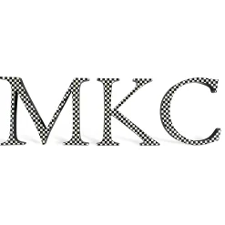 Courtly Check Letter - M|MacKenzie-Childs Online