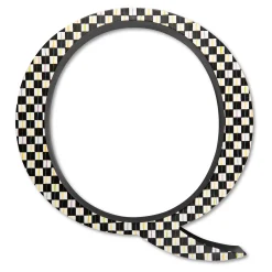 Courtly Check Letter - Q|MacKenzie-Childs Outlet