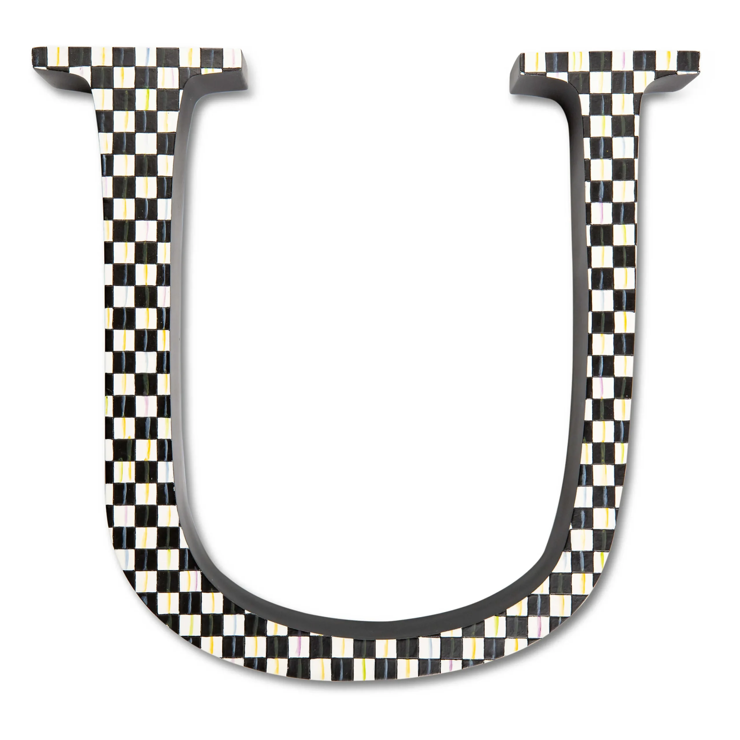 Courtly Check Letter - U|MacKenzie-Childs Outlet