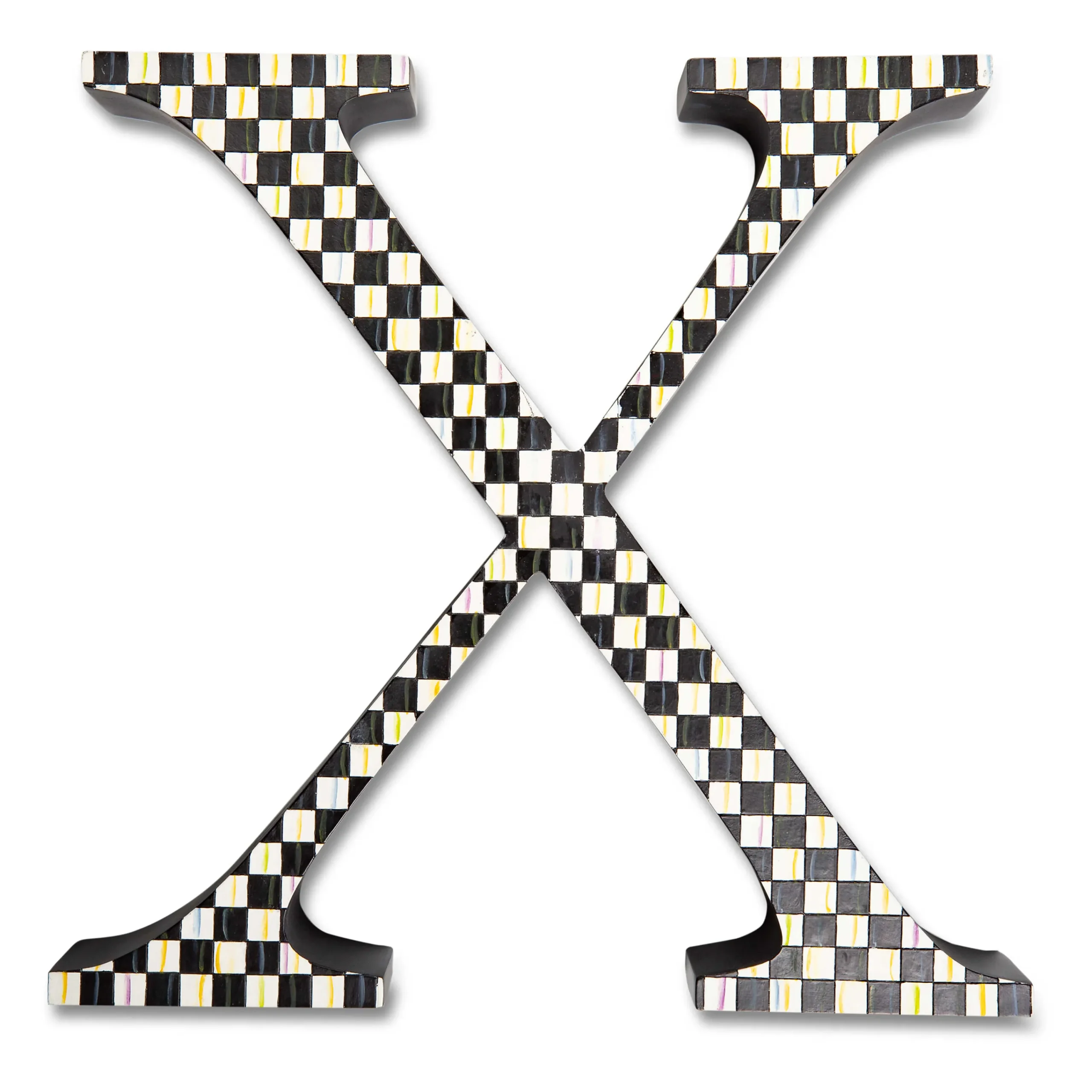 Courtly Check Letter - X|MacKenzie-Childs New
