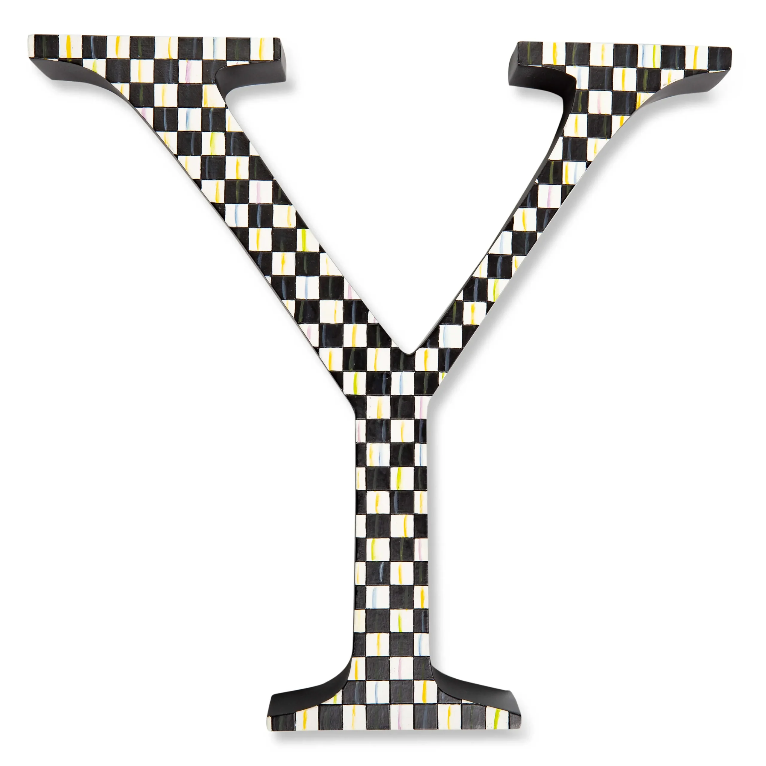 Courtly Check Letter - Y|MacKenzie-Childs Online