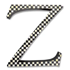 Courtly Check Letter - Z|MacKenzie-Childs Hot