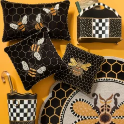 Courtly Check Magazine Holder|MacKenzie-Childs Online