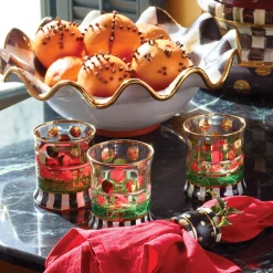 Courtly Check Medium Fluted Serving Bowl|MacKenzie-Childs Discount