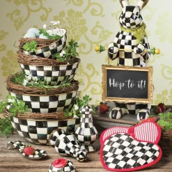 Courtly Check Menu Rabbit|MacKenzie-Childs Sale