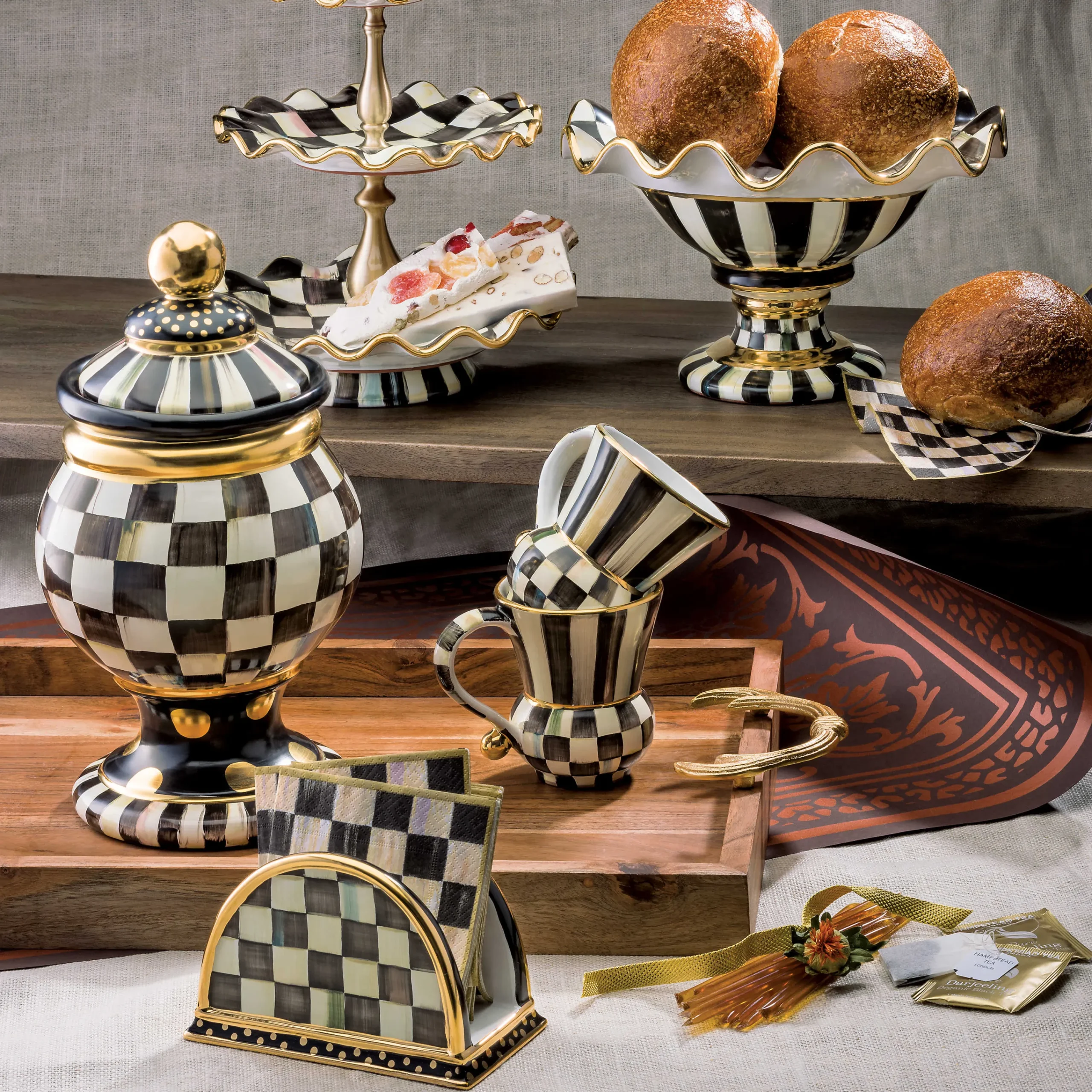 Courtly Check Mug|MacKenzie-Childs Clearance