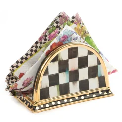 Courtly Check Napkin Holder|MacKenzie-Childs Clearance