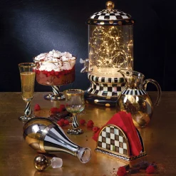 Courtly Check Napkin Holder|MacKenzie-Childs Clearance