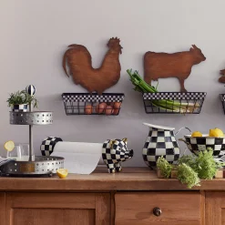 Courtly Check Pig Paper Towel Holder|MacKenzie-Childs