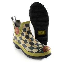 Courtly Check Rain Boots - Short - Size 7|MacKenzie-Childs