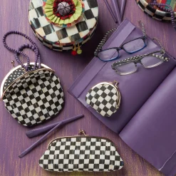 Courtly Check Round Jewelry Box|MacKenzie-Childs Discount