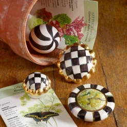 Courtly Check Round Knob|MacKenzie-Childs New