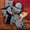 Courtly Check Ruffled Square Pillow|MacKenzie-Childs