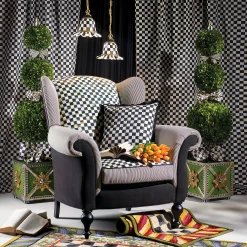 Courtly Check Rug - 2' X 3' - Purple & Green|MacKenzie-Childs Sale