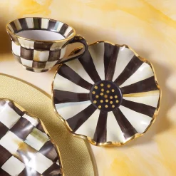Courtly Check Saucer|MacKenzie-Childs Hot