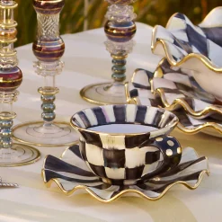 Courtly Check Saucer|MacKenzie-Childs Hot