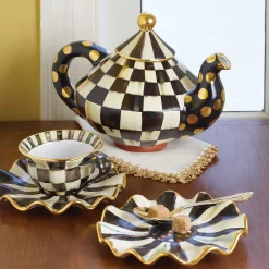 Courtly Check Saucer|MacKenzie-Childs Hot