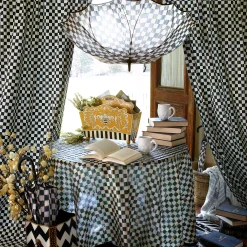 Courtly Check Seamless Umbrella|MacKenzie-Childs New