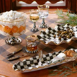 Courtly Check Serving Platter|MacKenzie-Childs New