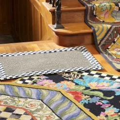 Courtly Check Sisal Rug - 2' X 3'|MacKenzie-Childs Best