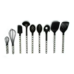 Courtly Check Spoon - Black|MacKenzie-Childs Sale