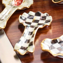 Courtly Check Spoon Rest|MacKenzie-Childs Online