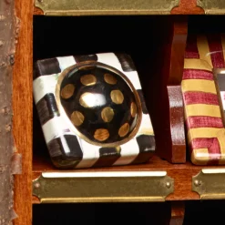 Courtly Check Square Knob|MacKenzie-Childs Online