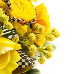 Courtly Check Summer Bouquet - Yellow|MacKenzie-Childs New