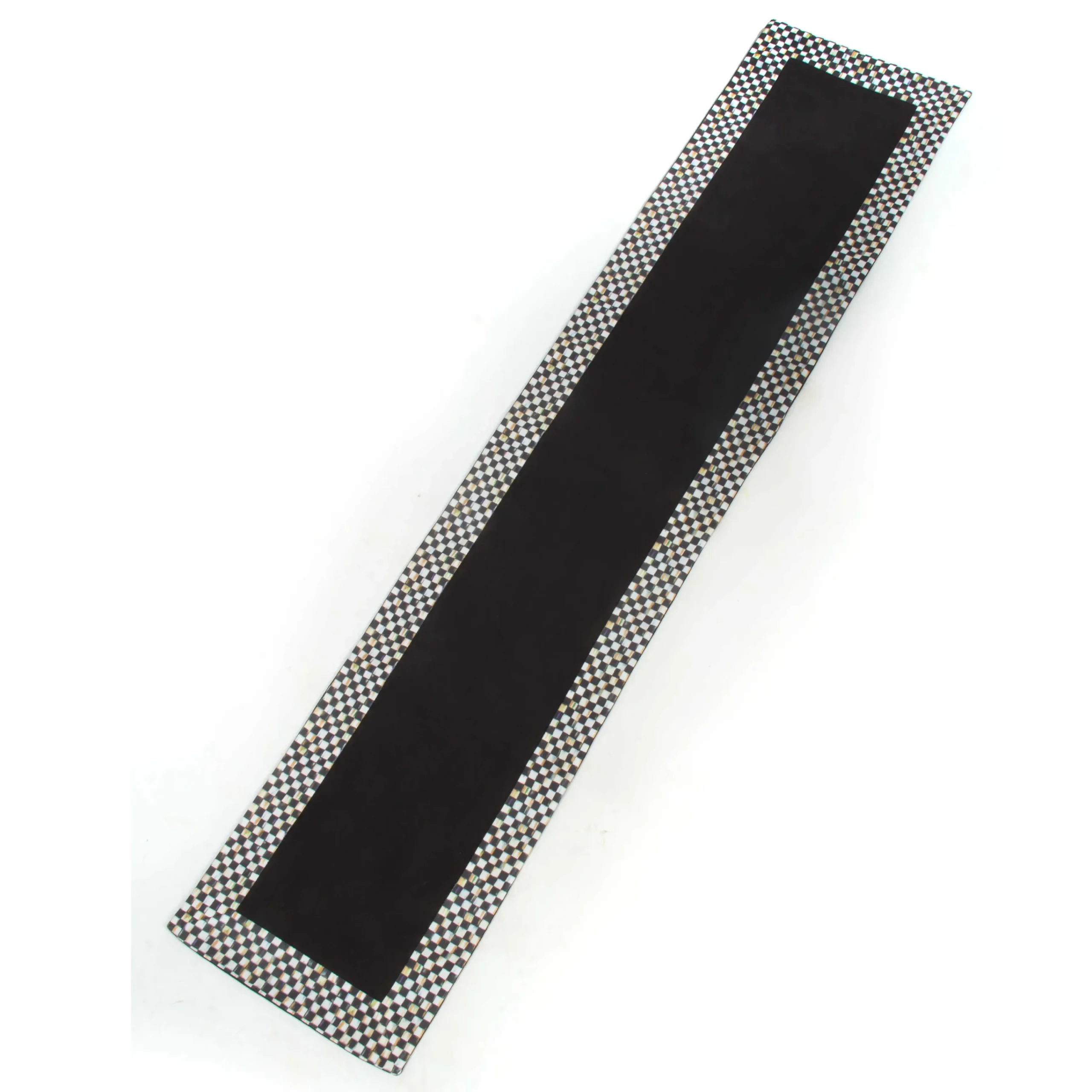 Courtly Check Table Runner - Black|MacKenzie-Childs Best