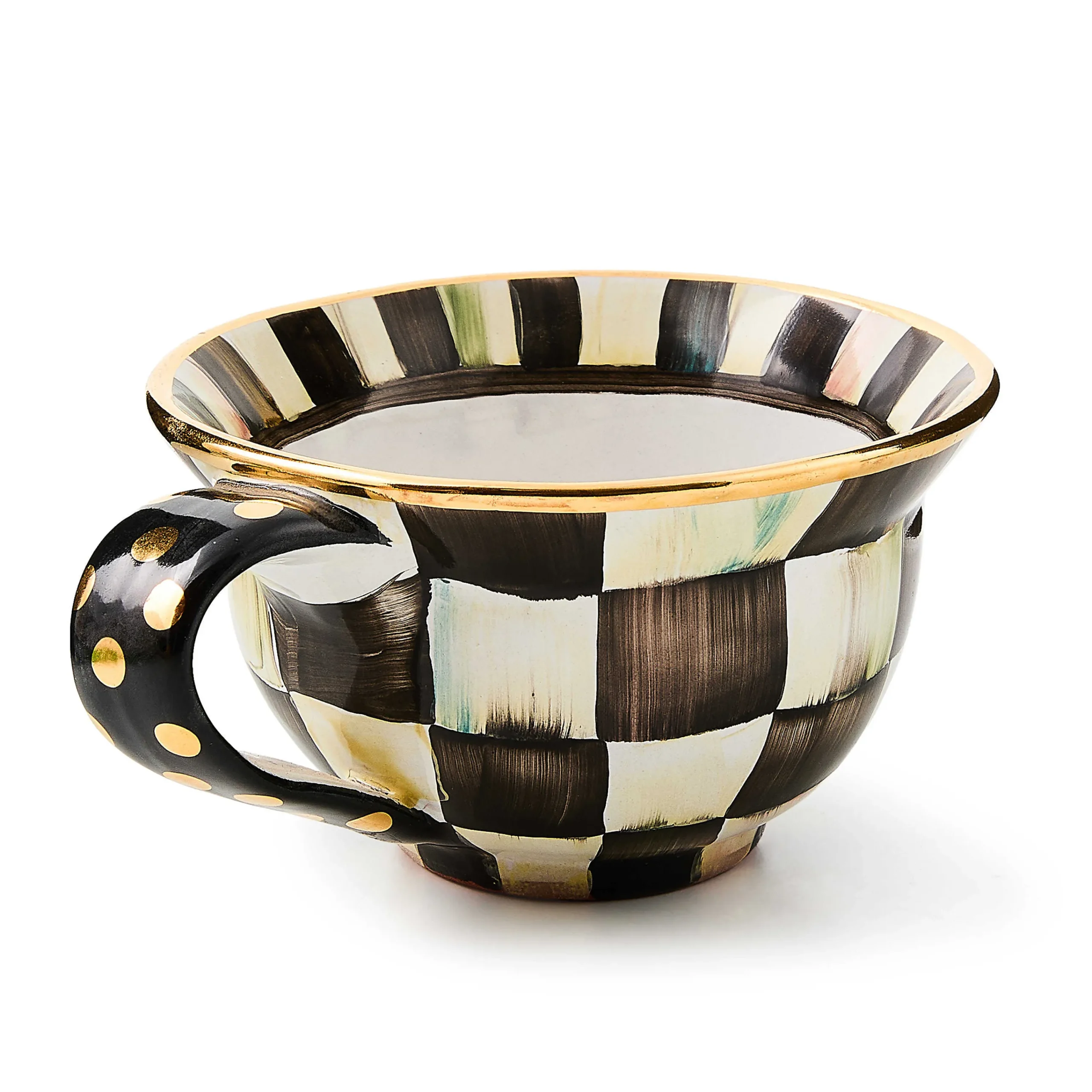 Courtly Check Teacup|MacKenzie-Childs Sale