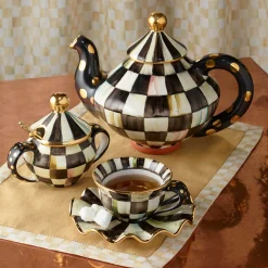 Courtly Check Teapot|MacKenzie-Childs Clearance